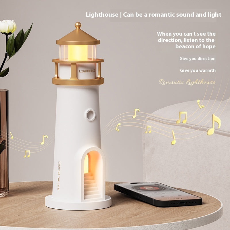 Lighthouse with Moonlight projection
